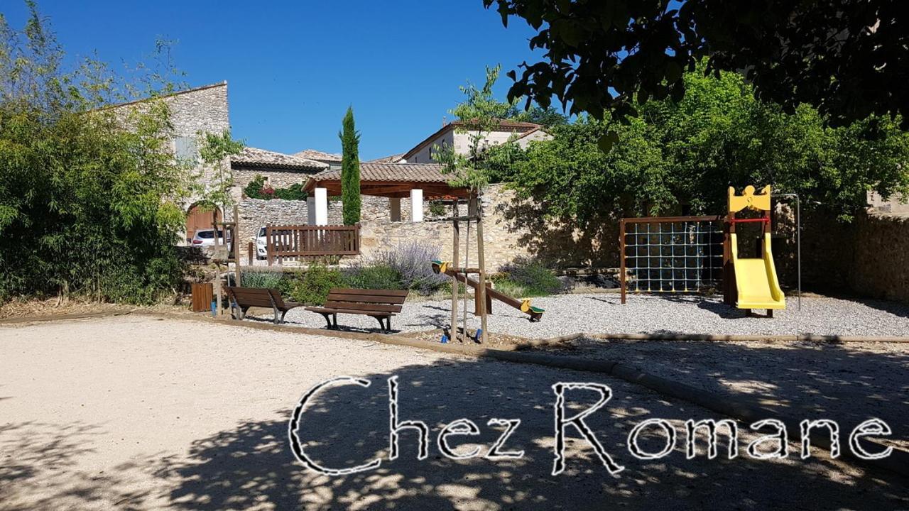 Bienvenue Chez Romane Aigueze Eksteriør bilde